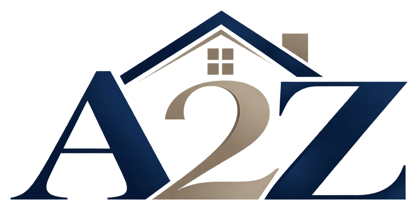 A2Z stylized house logo